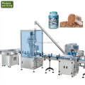 Automatic spices bottle filling capping labeling machine